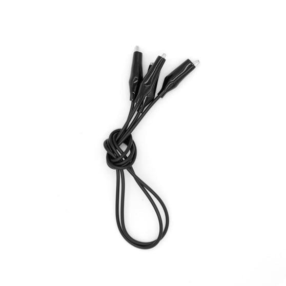 2 alligator clips