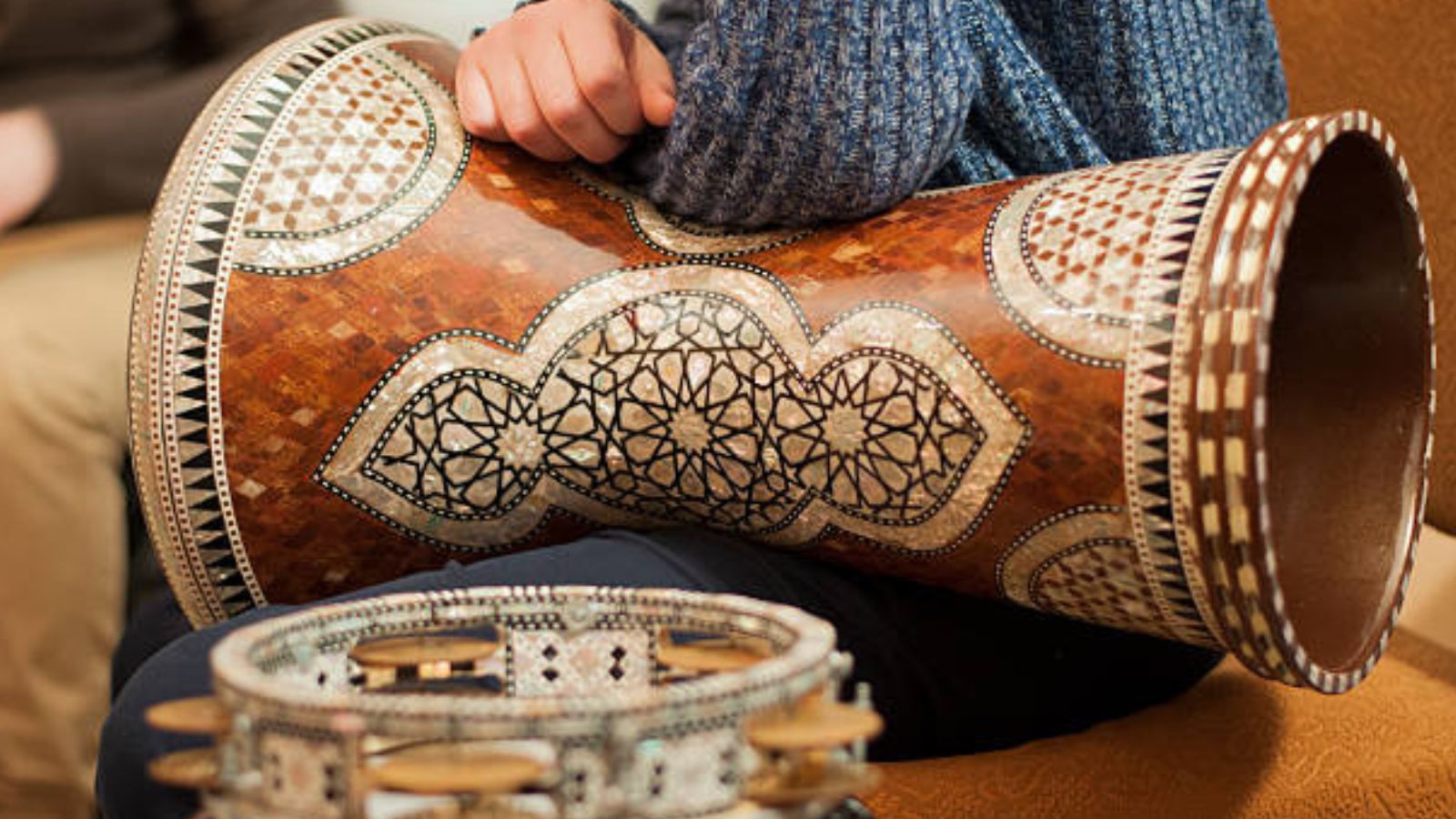 Unique Middle Eastern percussion instruments