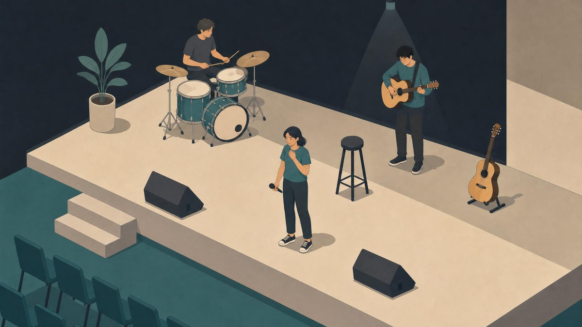 How to practice recovering from mistakes before a performance