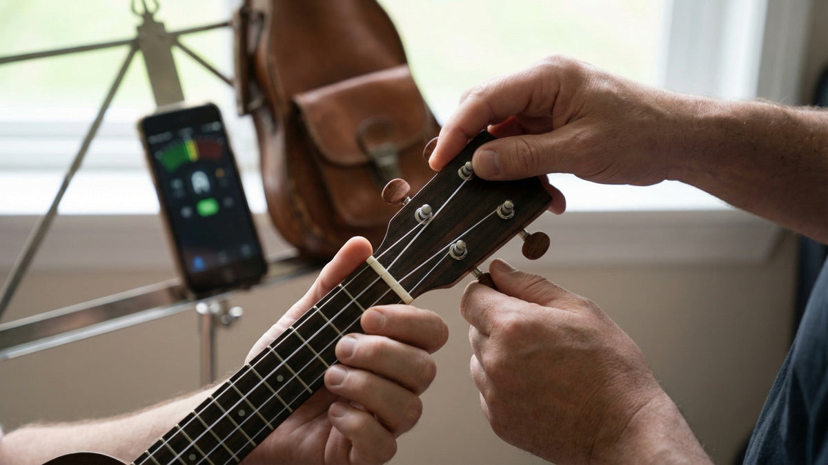Cómo afinar un ukelele y mantenerlo afinado por más tiempo