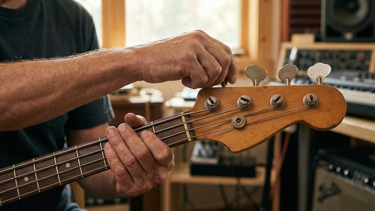 Cómo afinar tu bajo: guía para afinaciones estándar, de 5 cuerdas y drop