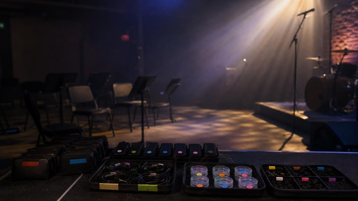 A simple labeling system for shared IEM setups