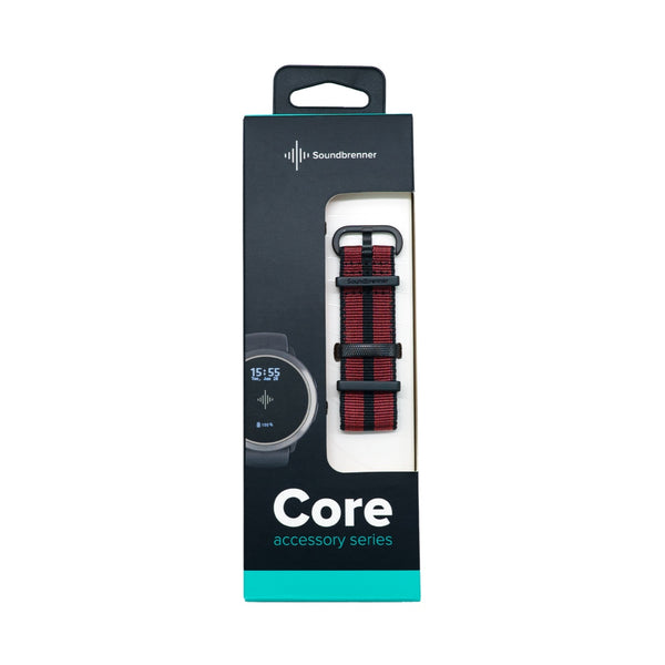 Core woven nylon strap