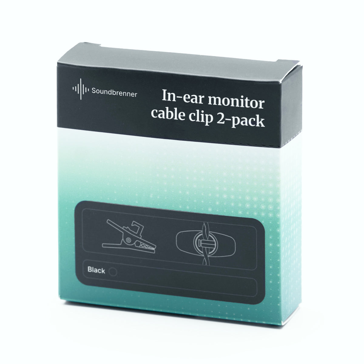 In-ear monitor cable clip 2-pack