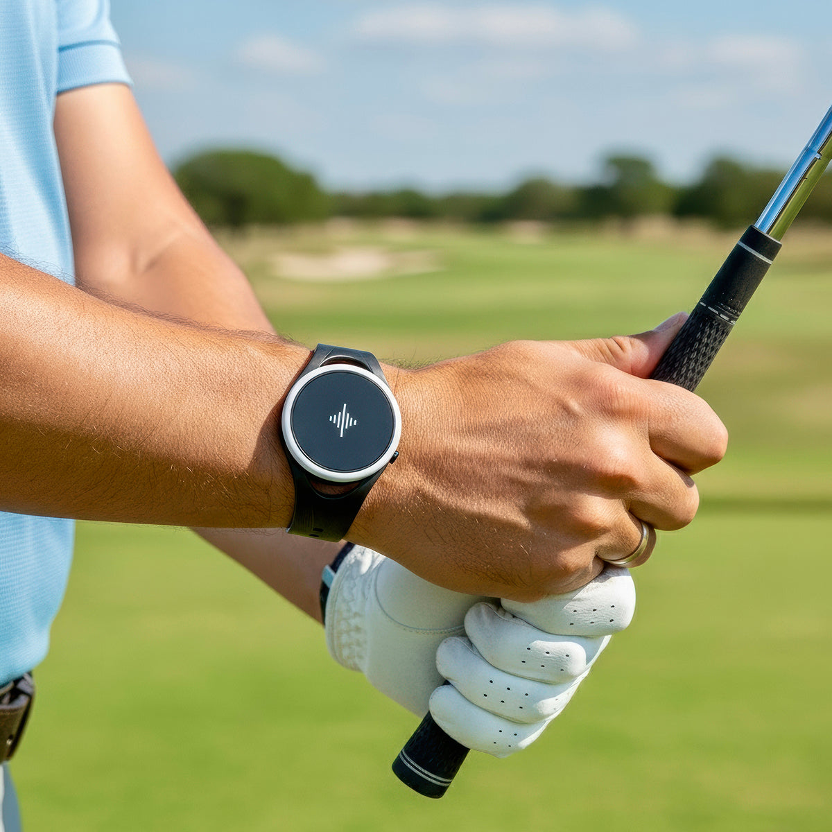 Pulse vibrating metronome for golfers
