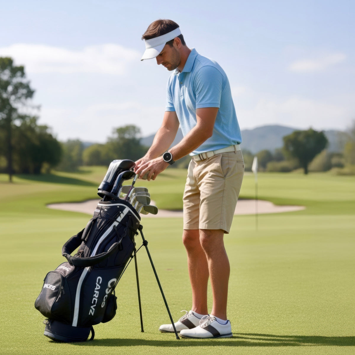 Pulse vibrating metronome for golfers