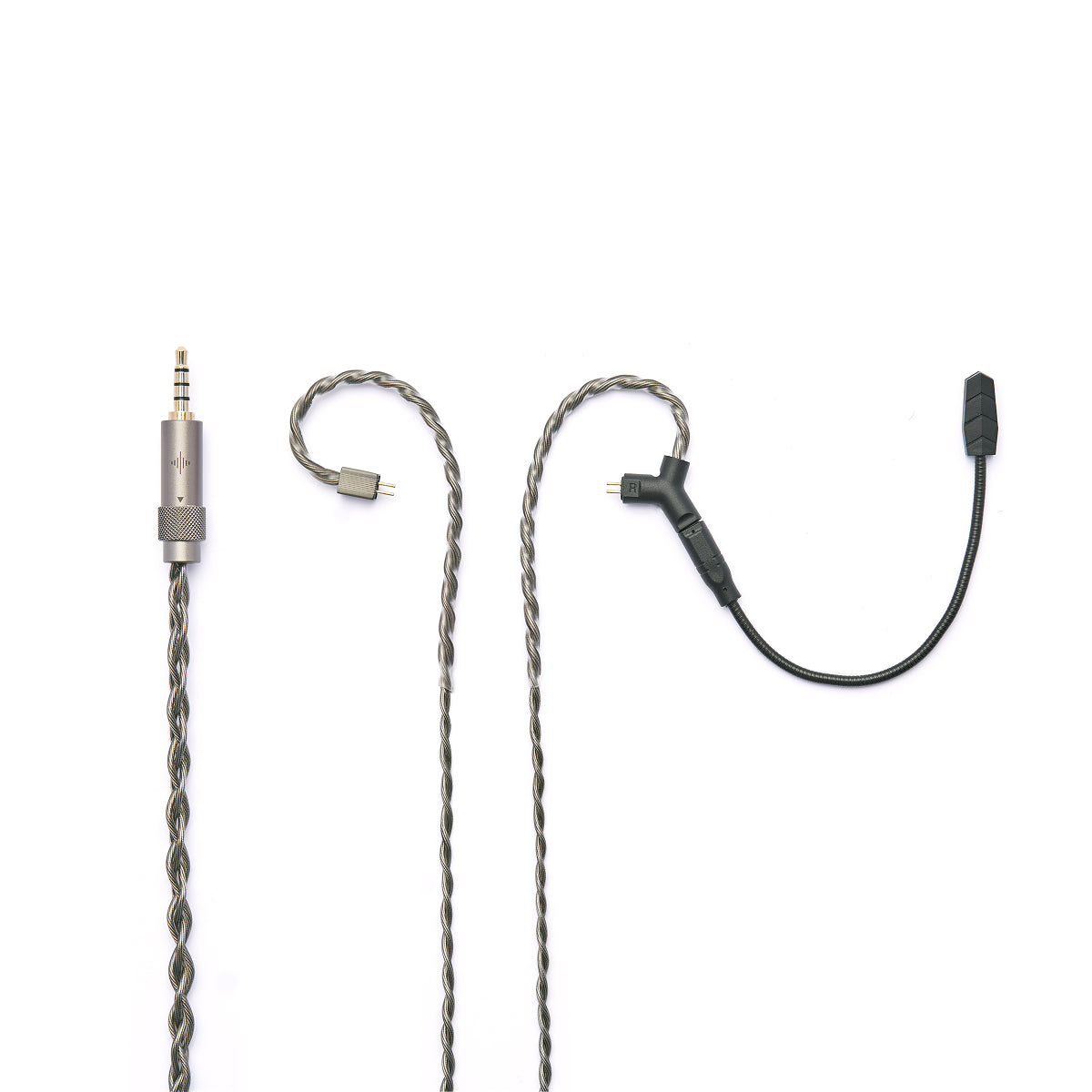 Wave Pro 하이파이 오버이어 3.5mm 오디오 케이블 마이크 내장 2.5m (8.2 ft)