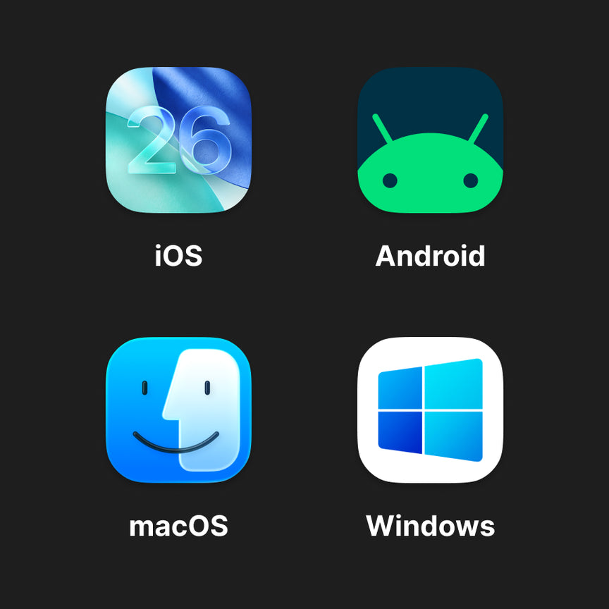 언제 어디서나 바로 연결. 플러그 앤 플레이. 드라이버나 설정 없이 iPhone, Android, Mac, PC의 모든 USB-C 포트에서 즉시 작동해.
