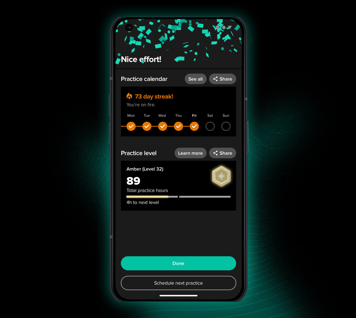 上達の記録をつけよう。