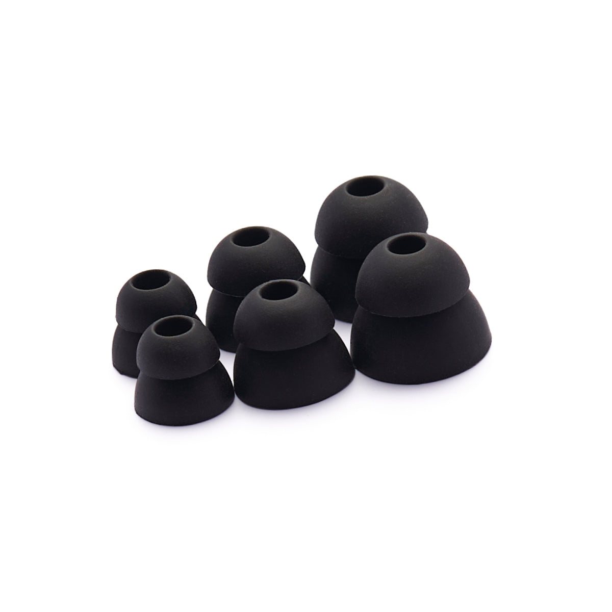 Double-flange ear tips (size S, M, L)