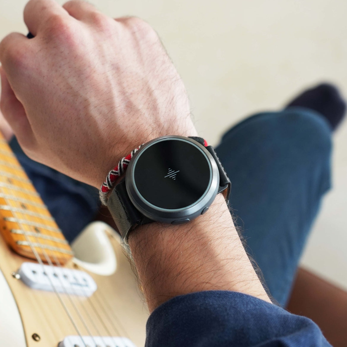 Core leather strap