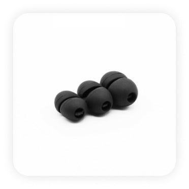 Silicone ear tips (size S, M, L)