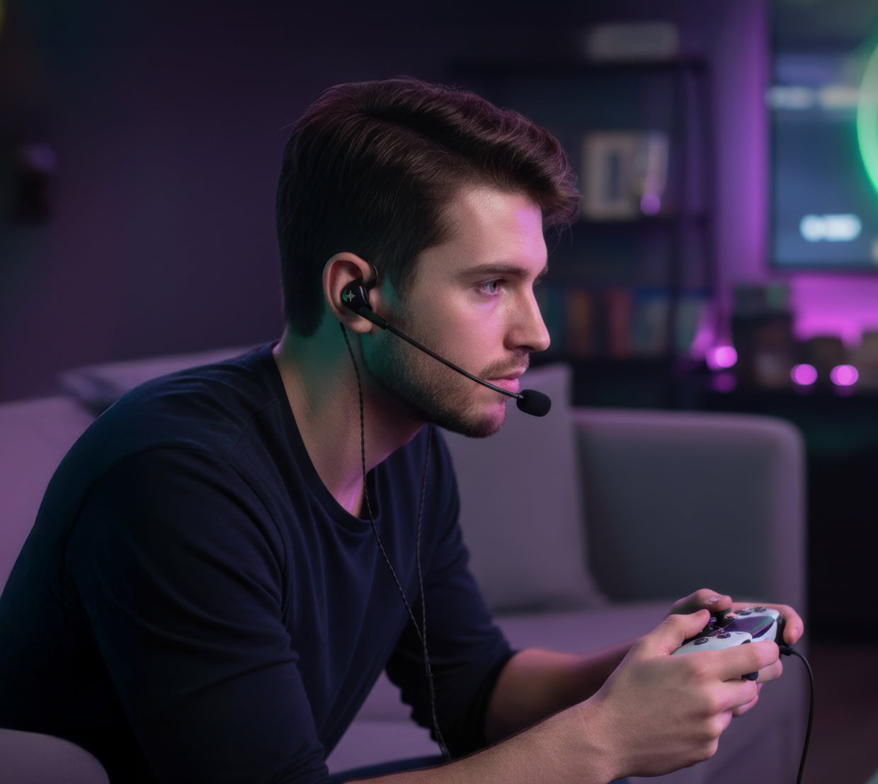 Detachable microphone.