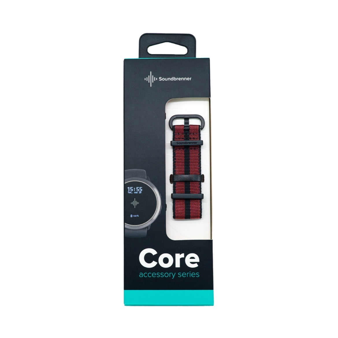Core woven nylon strap