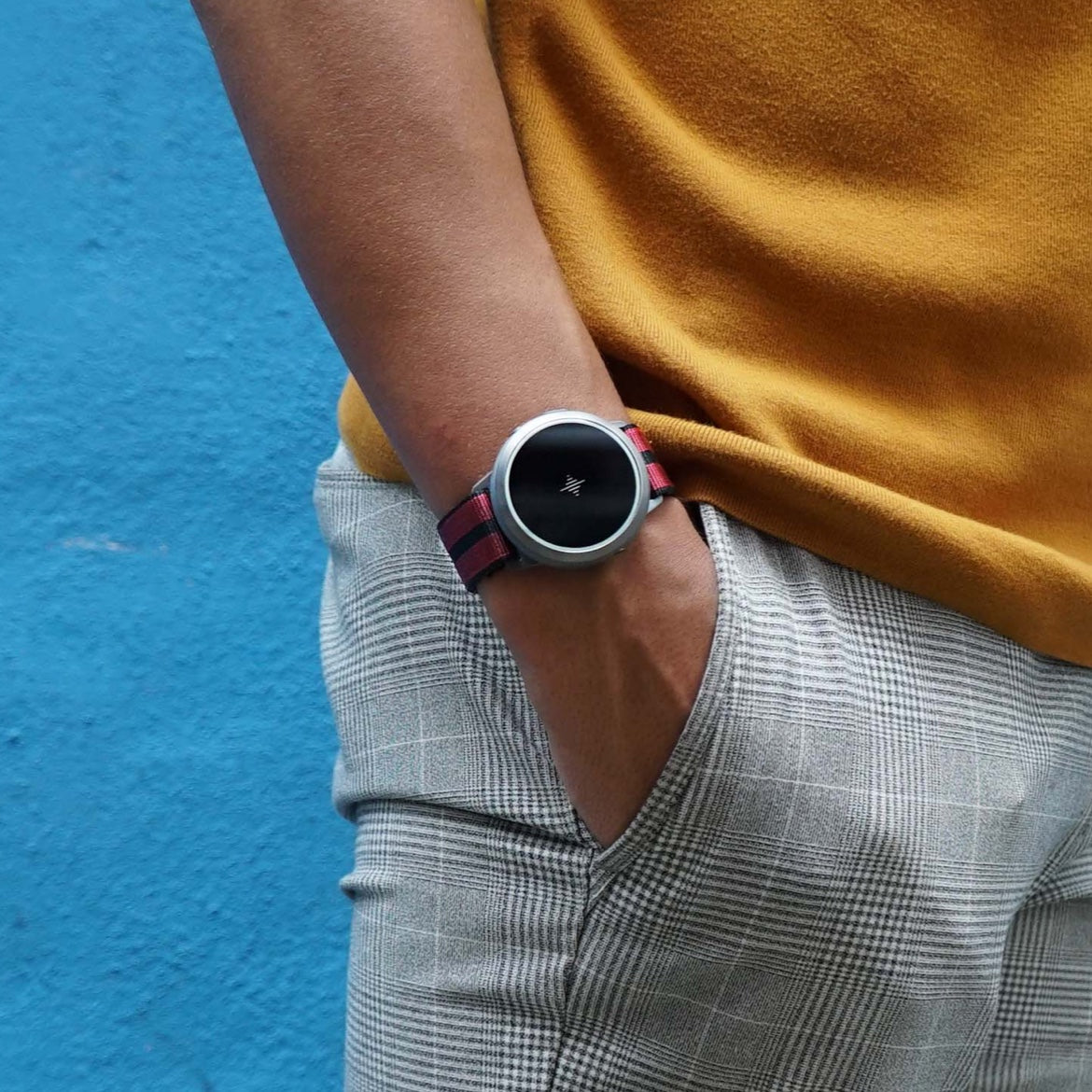 Core woven nylon strap