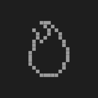 Inactive practice streak flame icon