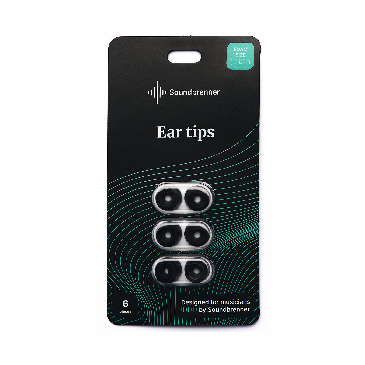 Foam ear tips 3-pack