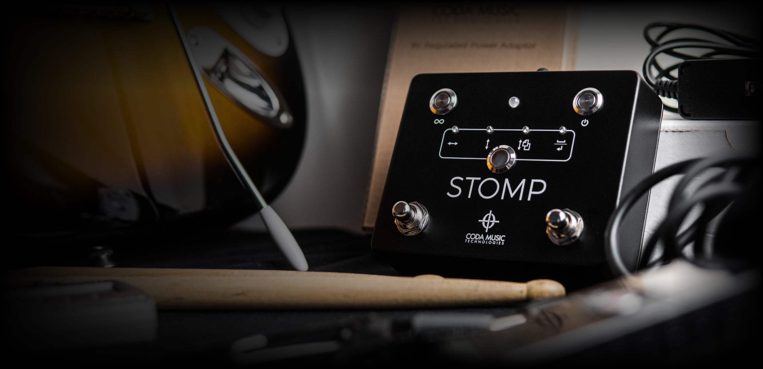 Stomp foot pedal