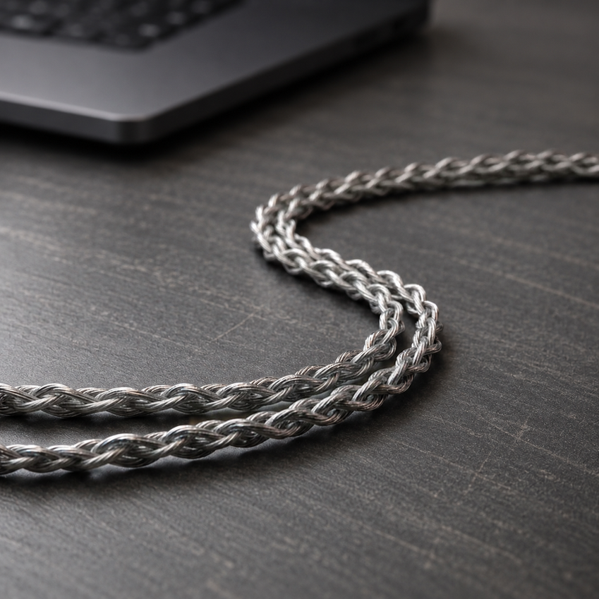 Detachable braided Wave Pro 2 cable