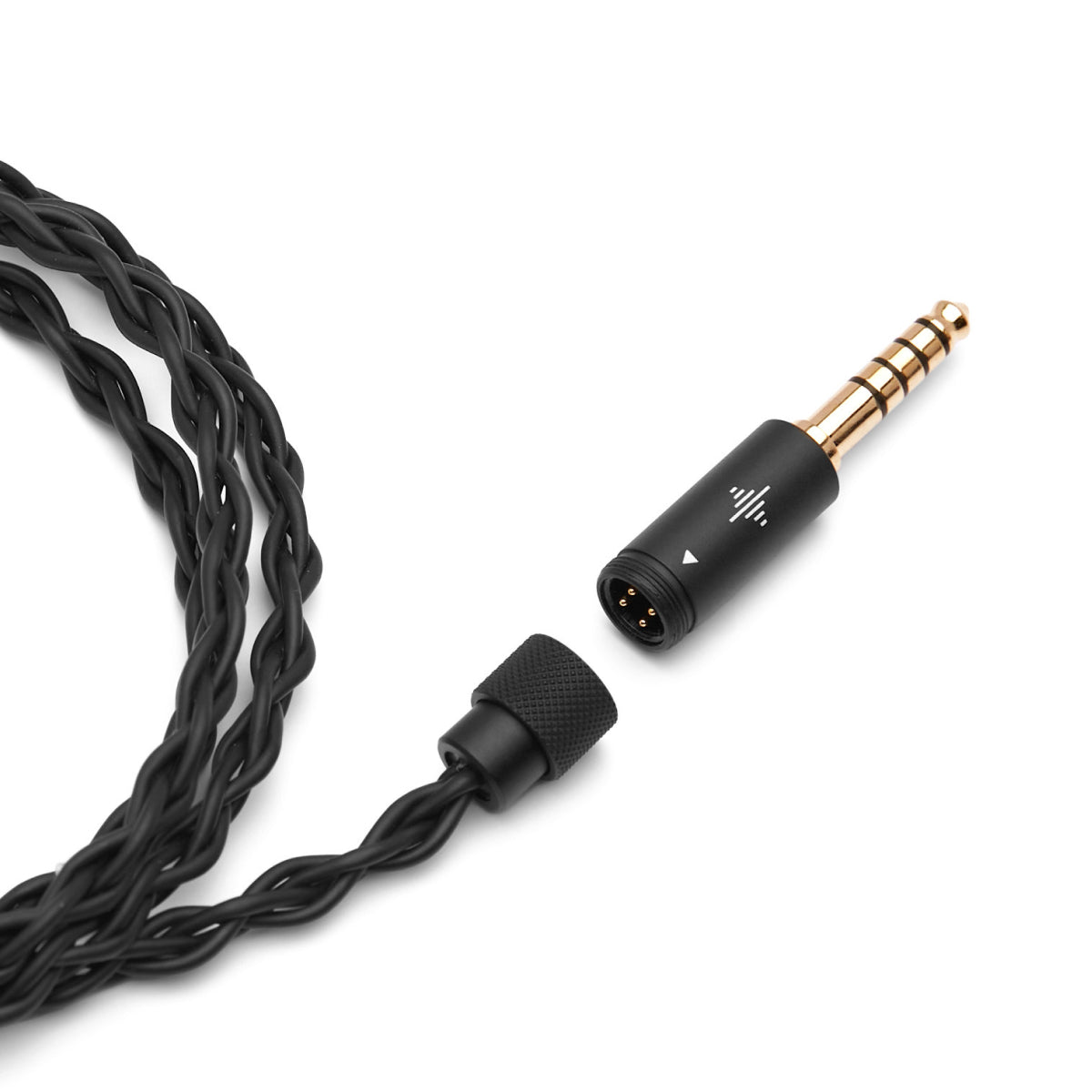 Cavo intrecciato con connettore bilanciato Hi-Fi da 4,4 mm placcato in oro per Wave Pro