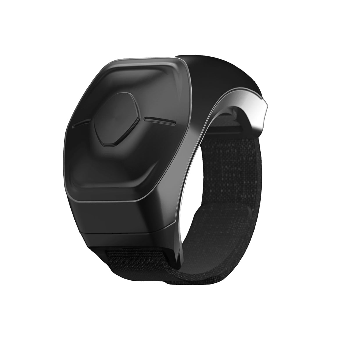 Black Genki Wave MIDI ring controller with woven adjustable wristband