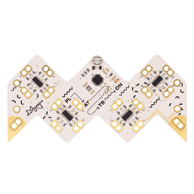 Front of the Playtron MIDI instrument circuit board