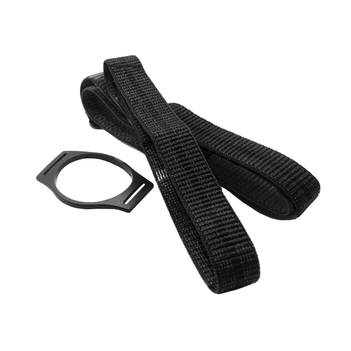 Correa corporal Pulse negra con un soporte para el dispositivo separado