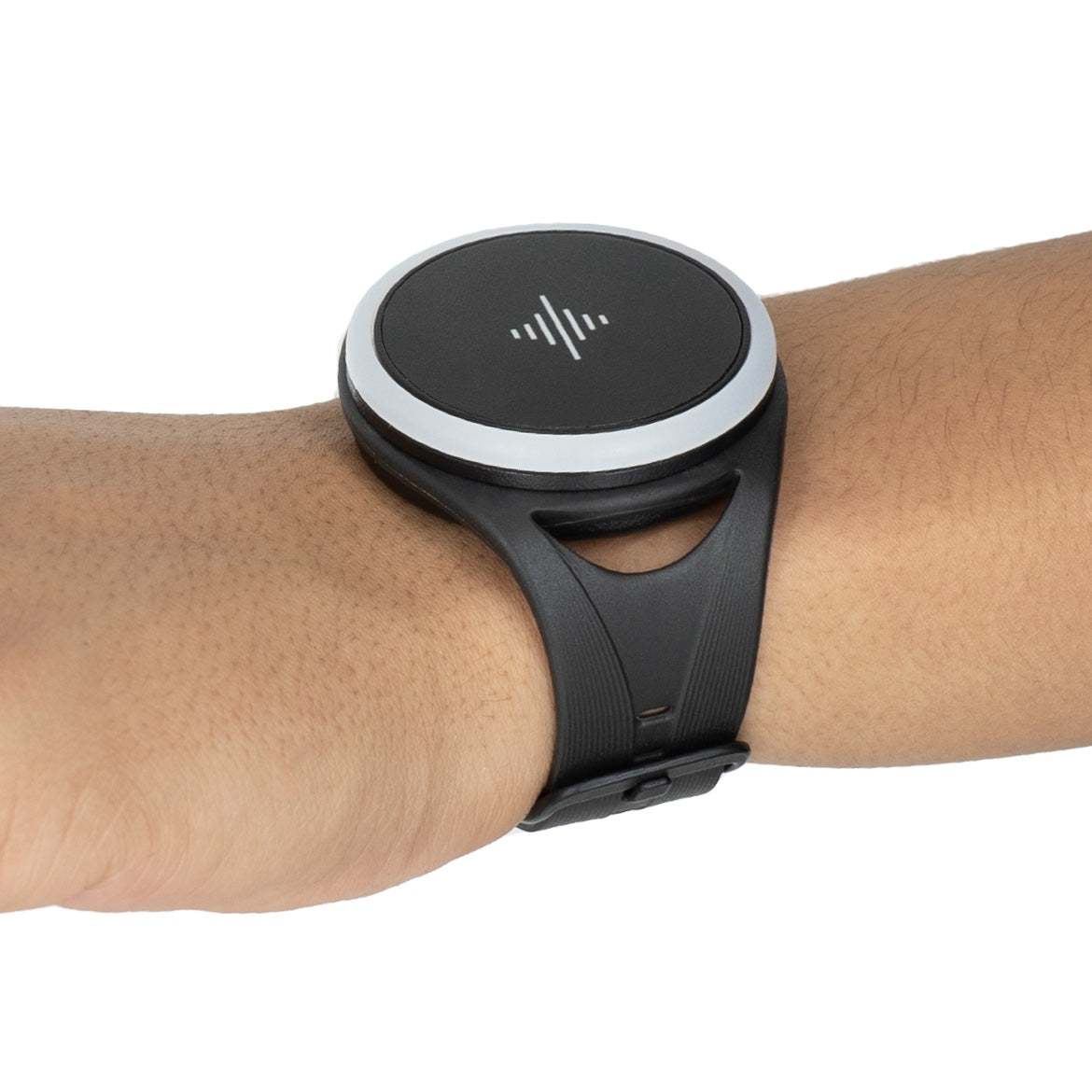 Metrónomo vibratorio Pulse en la muñeca de una persona