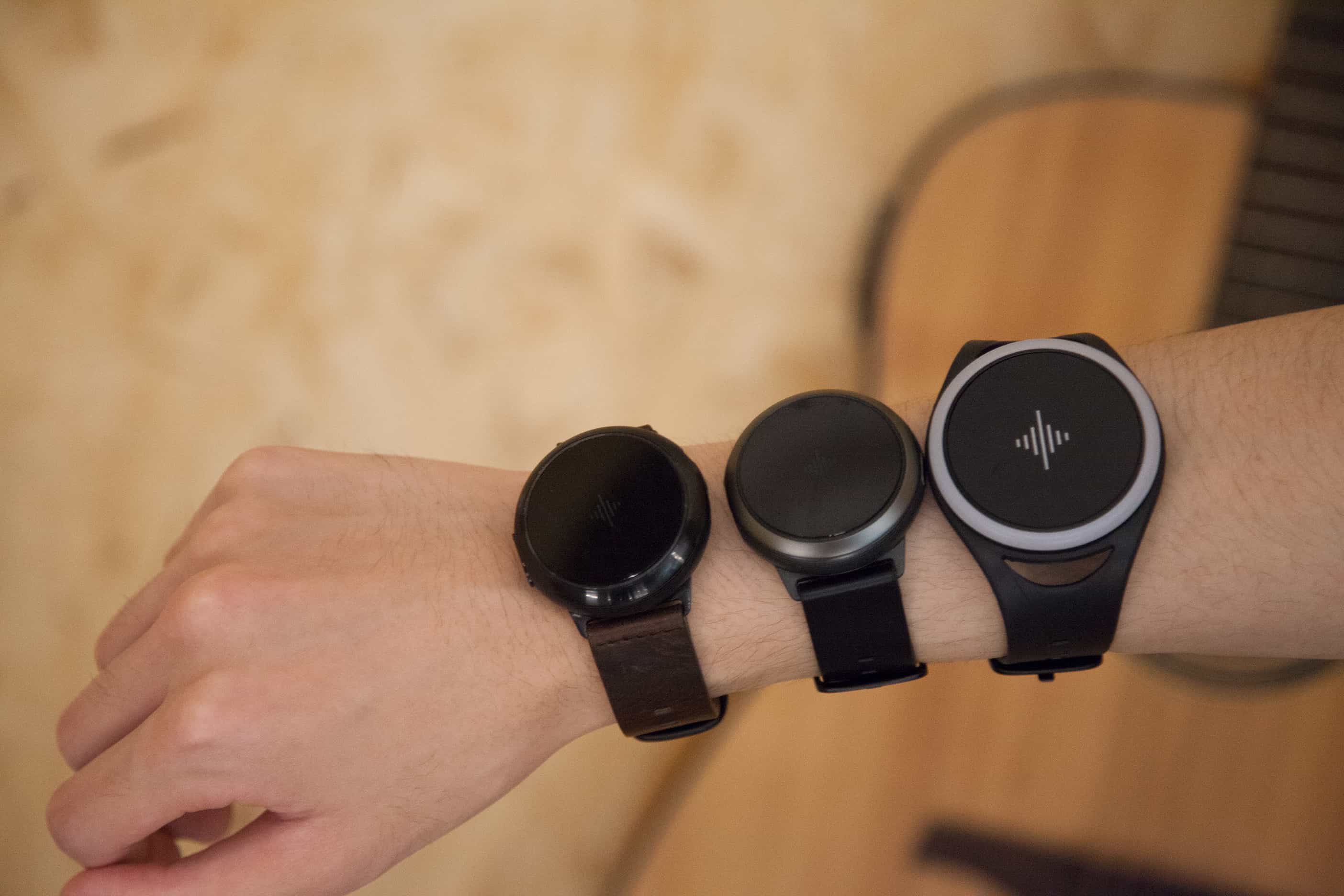 Soundbrenner core and pulse on hand