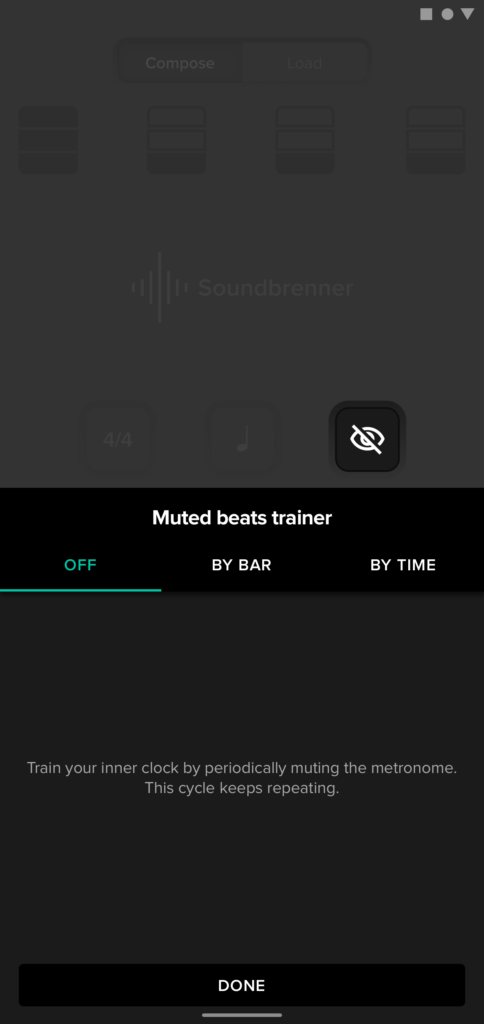 muted beats trainer