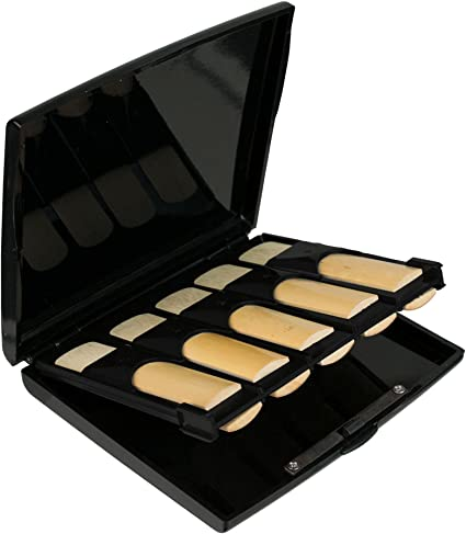 Reed case designed specifically for saxophone players.