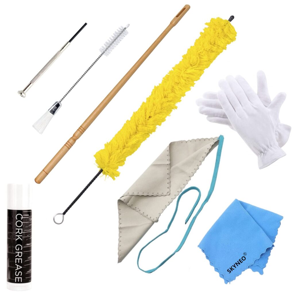 Multi-functional flute cleaning and repairing kit. Number 2 of the list of the 10 best gifts for flute players.